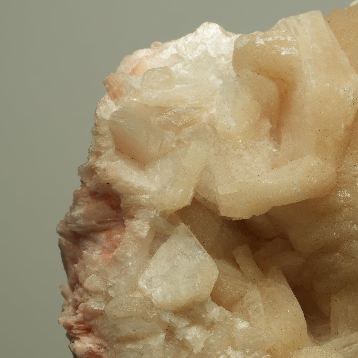 XL Stilbit-Geode mit Seladonit Poona, Indien 116*105*66mm #14723