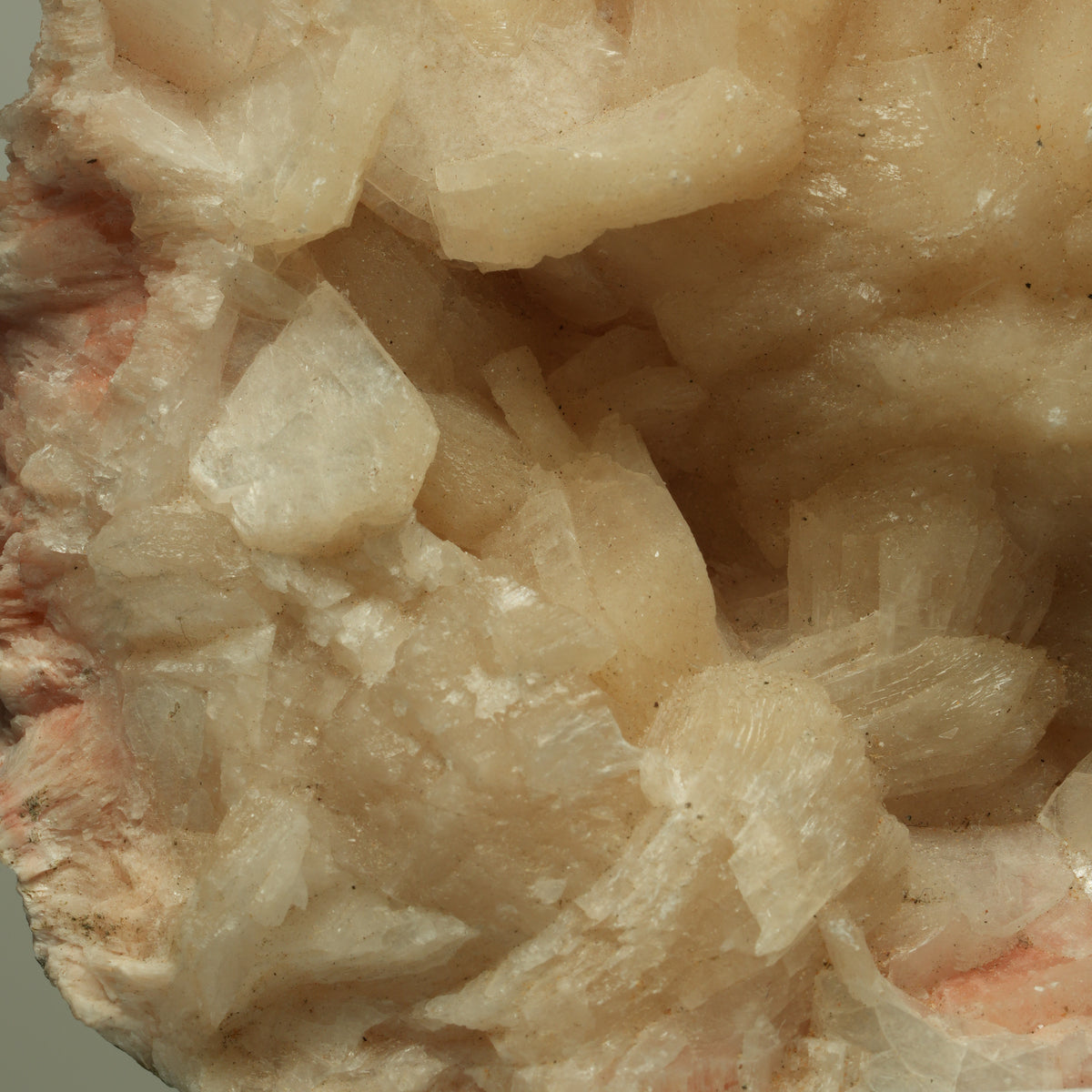 XL Stilbit-Geode mit Seladonit Poona, Indien 116*105*66mm #14723