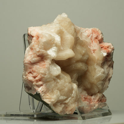XL Stilbit-Geode mit Seladonit Poona, Indien 116*105*66mm #14723