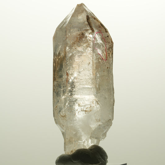 Enhydro Skelett Phantom Rauchquarz Doppelender, 1x Blase Goboboseb, Namibia 73*29*22mm #14734