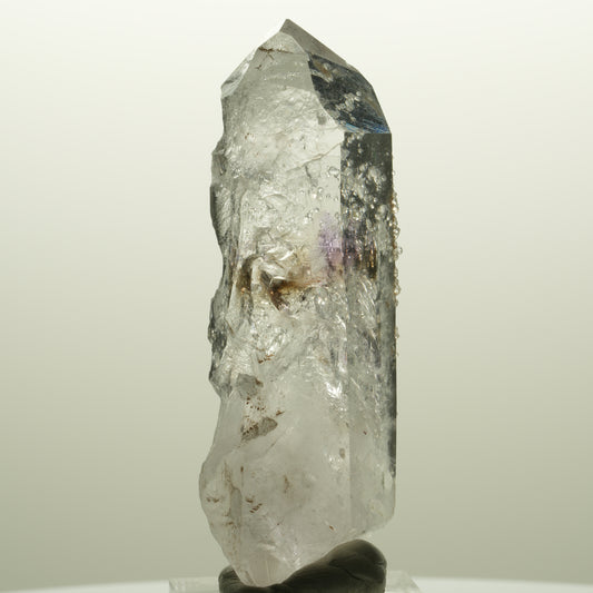 Lemurian Phantom Amethyst mit Analcim, Hämatit Streep Mine, Goboboseb, Namibia 71*25*20mm #14746