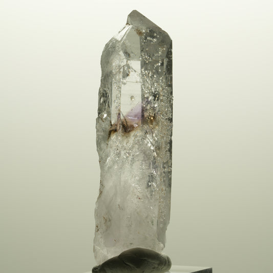 Lemurian Phantom Amethyst mit Analcim, Hämatit Streep Mine, Goboboseb, Namibia 71*25*20mm #14746