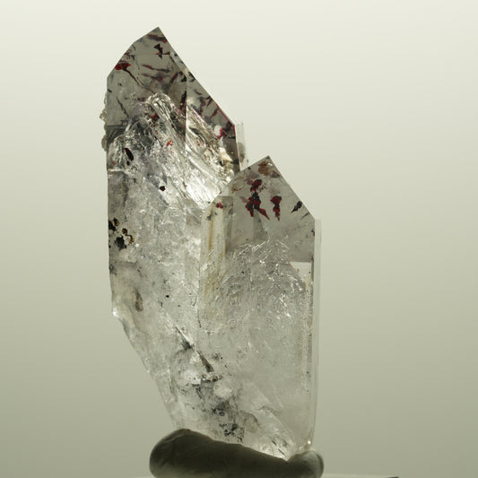 Enhydro Harlekin Phantom Amethyst, Analcim, große Blase Streep Mine, Namibia 61*31*19mm #14753