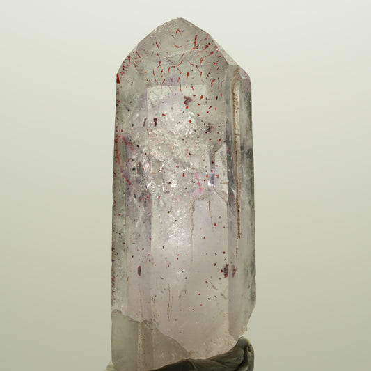 Enhydro Harlekin Lemurian Phantom Amethyst, 1x Blase Streep Mine, Namibia 56*21*17mm #14757