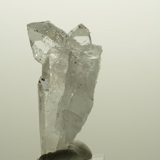 Harlekin Phantom Amethyst Gruppe mit Analcim Streep Mine, Goboboseb, Namibia 52*33*28mm #14758