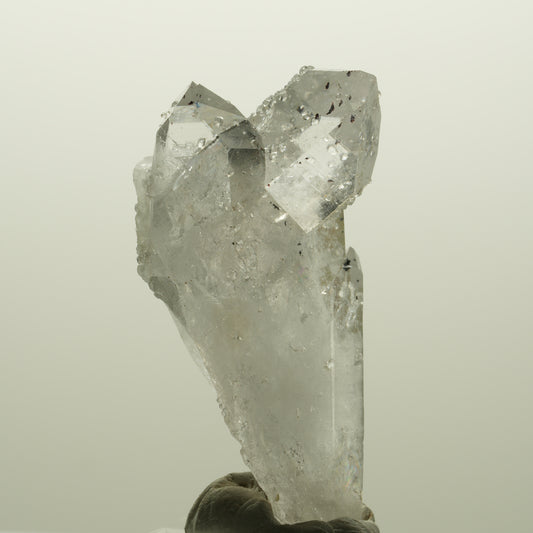Harlekin Phantom Amethyst Gruppe mit Analcim Streep Mine, Goboboseb, Namibia 52*33*28mm #14758