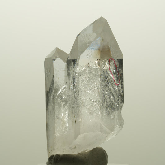 Enhydro Phantom Amethyst Spitze, Epidot, Prehnit, 1x Blase Streep Mine, Namibia 50*25*25mm #14759
