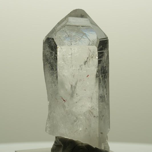 Harlekin Lemurian Phantom Amethyst mit Epidot Streep Mine, Goboboseb, Namibia 48*22*14mm #14765