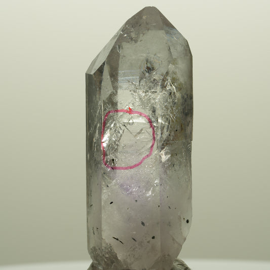 Enhydro Harlekin Phantom Amethyst Prehnit Epidot, 1x Blase Streep Mine Namibia 51*20*18mm #14766