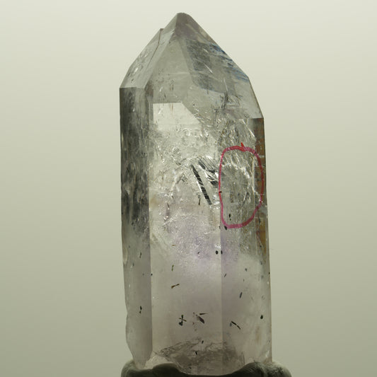Enhydro Harlekin Phantom Amethyst Prehnit Epidot, 1x Blase Streep Mine Namibia 51*20*18mm #14766