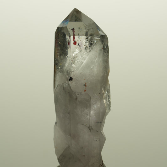 Harlekin Skelett Phantom Amethyst Streep Mine, Goboboseb, Namibia 56*19*15mm #14768