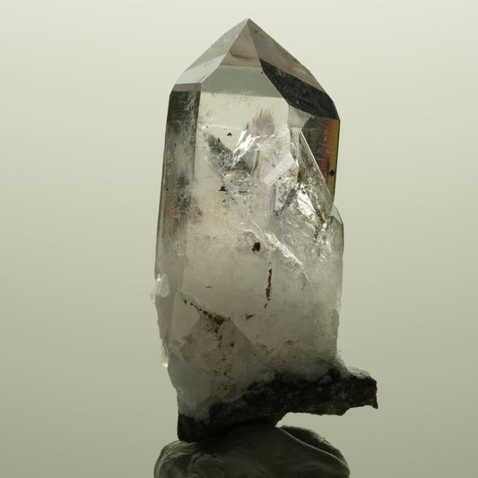 Harlekin Lemurian Phantom Amethyst auf Matrix Streep Mine, Goboboseb, Namibia 54*28*15mm #14770