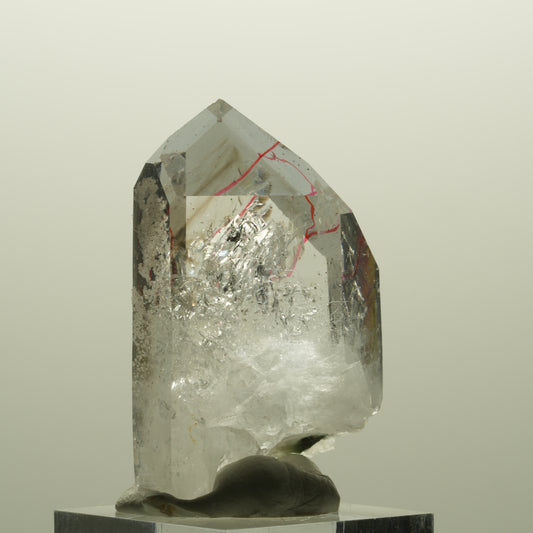 Enhydro Phantom Amethyst, Analcim, Hämatit, große Blase Streep Mine Namibia 45*28*18mm #14773
