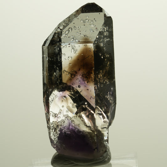 Lemurian Phantom Amethyst mit Analcim, Hämatit Streep Mine, Goboboseb, Namibia 45*20*13mm #14778
