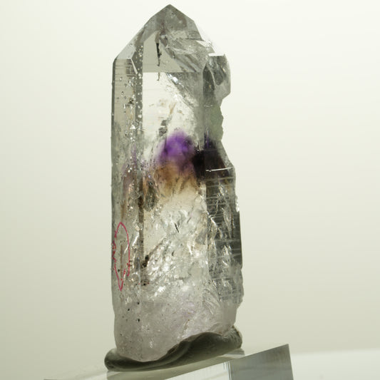 Enhydro Lemurian Phantom Amethyst, Analcim, Hämatit, Prehnit Streep Mine Namibia 61*22*21mm #14779