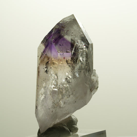 Harlekin Lemurian Phantom Amethyst Spitze Streep Mine, Goboboseb, Namibia 54*26*22mm #14783
