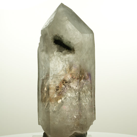 XL Enhydro Harlekin Amethyst, Analcim, Epidot, 2x Blase Streep Mine Namibia 115*49*41mm #14787