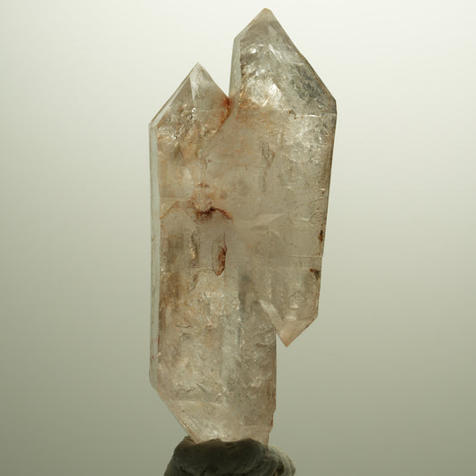XL Enhydro Skelett Phantom Rauchquarz Doppelender, 2x Blase Goboboseb, Namibia 113*45*31mm #14792