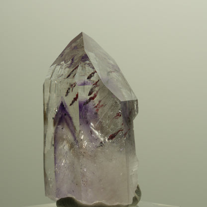 Harlekin Lemurian Phantom Amethyst Spitze Streep Mine, Goboboseb, Namibia 42*28*18mm #14795