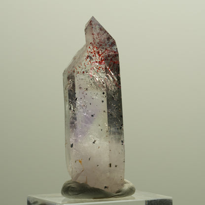 Enhydro Harlekin Lemurian Phantom Amethyst, große Blase Streep Mine, Namibia 47*18*13mm #14796