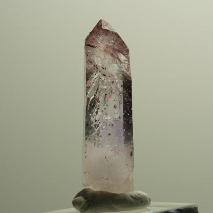 Enhydro Harlekin Lemurian Phantom Amethyst, große Blase Streep Mine, Namibia 47*18*13mm #14796