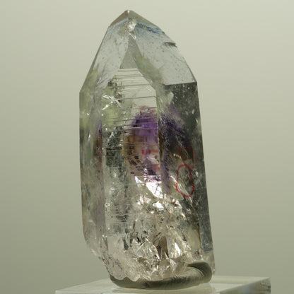 Enhydro Lemurian Phantom Amethyst Analcim Prehnit 2x Blase Streep Mine Namibia 52*24*17mm #14797