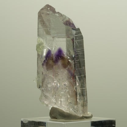 Enhydro Lemurian Phantom Amethyst Analcim Prehnit 2x Blase Streep Mine Namibia 52*24*17mm #14797