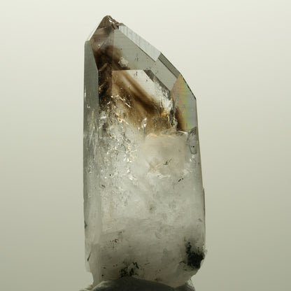 Klare Lemurian Phantom Amethyst Spitze Streep Mine Goboboseb, Namibia 57*23*18mm #14798