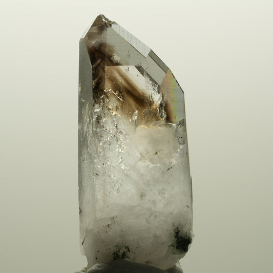 Klare Lemurian Phantom Amethyst Spitze Streep Mine Goboboseb, Namibia 57*23*18mm #14798