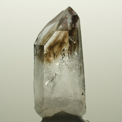 Klare Lemurian Phantom Amethyst Spitze Streep Mine Goboboseb, Namibia 57*23*18mm #14798