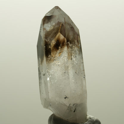 Klare Lemurian Phantom Amethyst Spitze Streep Mine Goboboseb, Namibia 57*23*18mm #14798