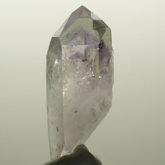 Harlekin Lemurian Phantom Amethyst Spitze Streep Mine, Goboboseb, Namibia 58*28*22mm #14799
