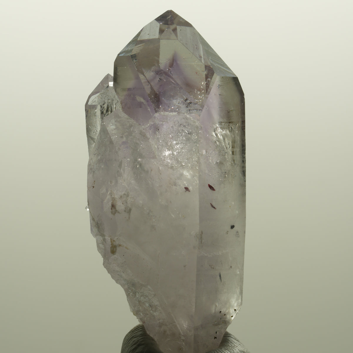 Harlekin Lemurian Phantom Amethyst Spitze Streep Mine, Goboboseb, Namibia 58*28*22mm #14799
