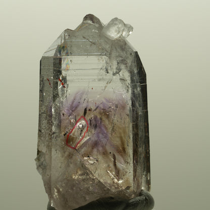 Enhydro Harlekin Lemurian Phantom Amethyst Analcim 1x Blase Streep Mine Namibia 49*29*16mm #14800