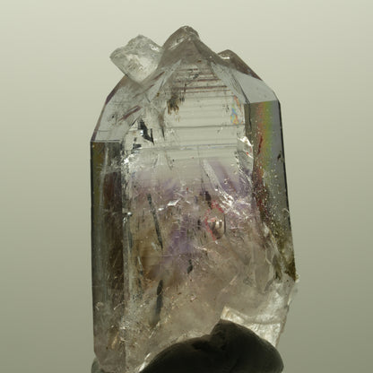 Enhydro Harlekin Lemurian Phantom Amethyst Analcim 1x Blase Streep Mine Namibia 49*29*16mm #14800