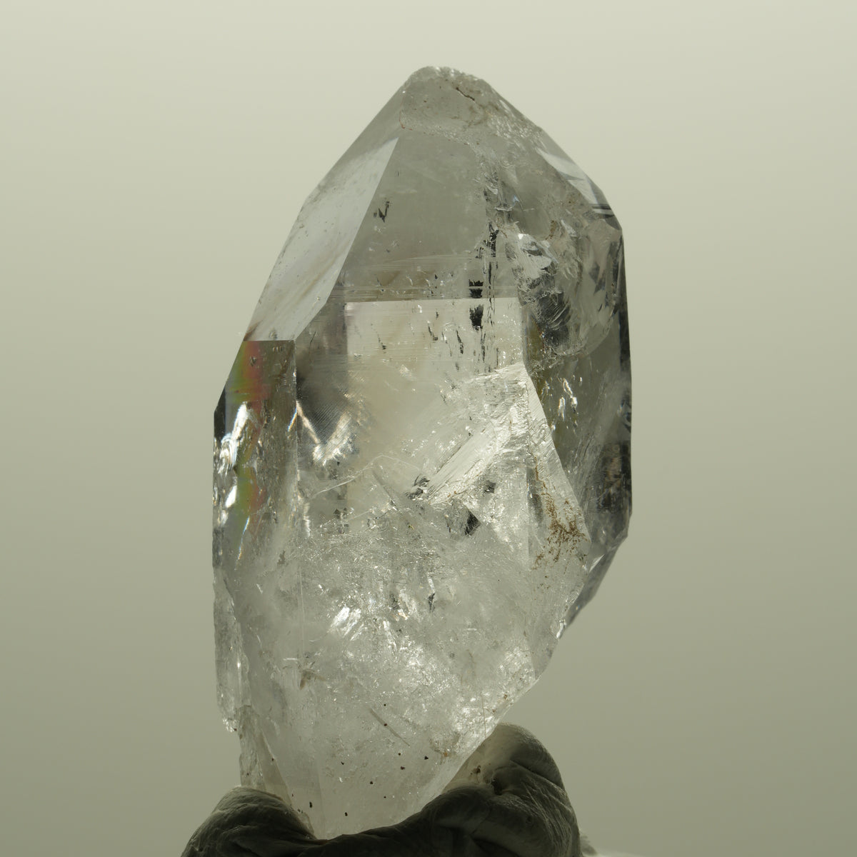 Seltene Skelett Phantom Amethyst Spitze Streep Mine, Goboboseb, Namibia 50*26*21mm #14801