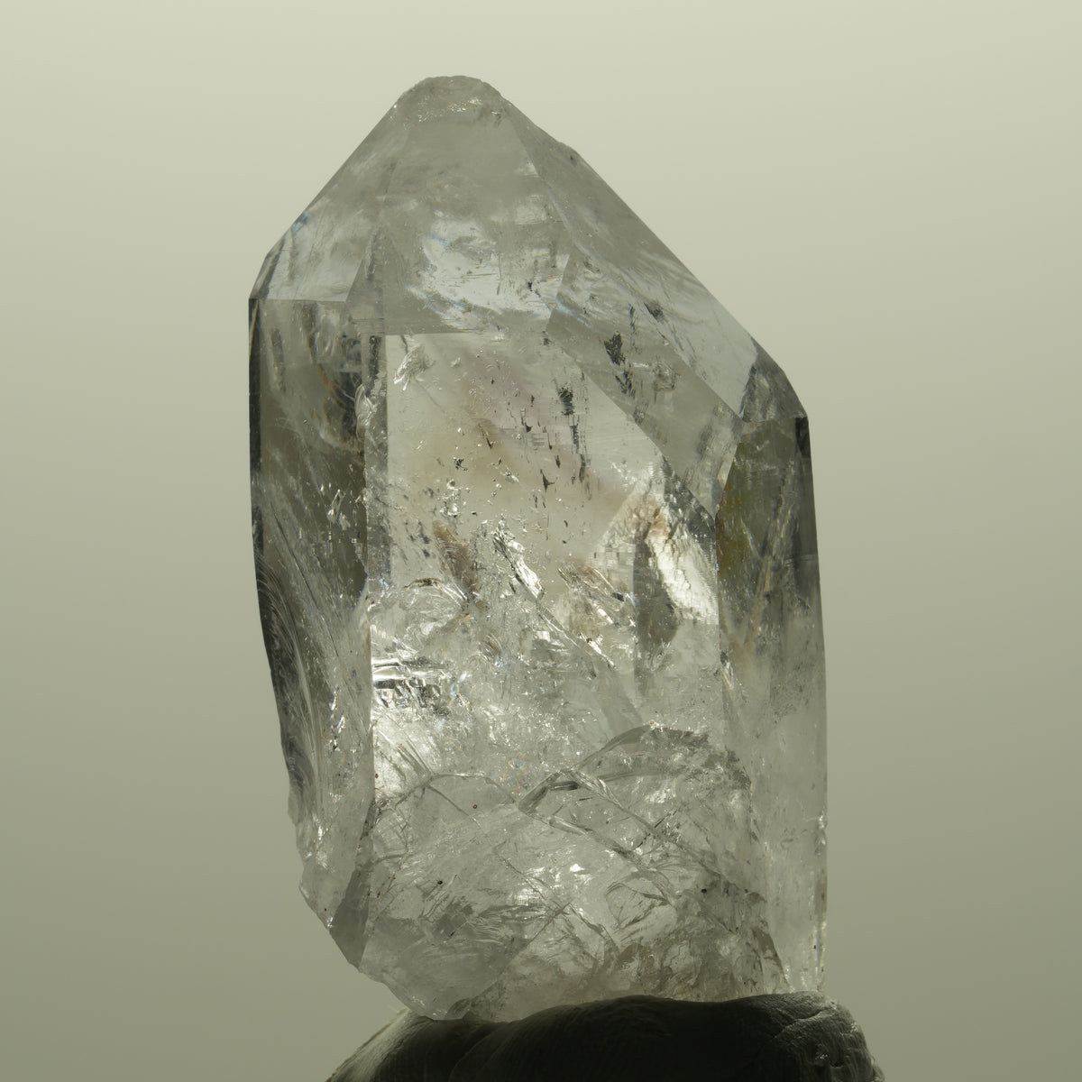 Seltene Skelett Phantom Amethyst Spitze Streep Mine, Goboboseb, Namibia 50*26*21mm #14801