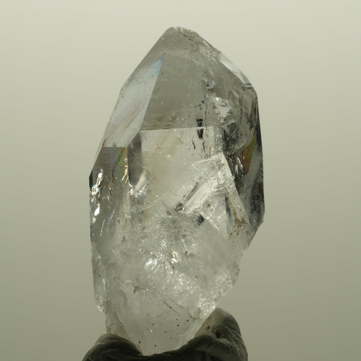 Seltene Skelett Phantom Amethyst Spitze Streep Mine, Goboboseb, Namibia 50*26*21mm #14801