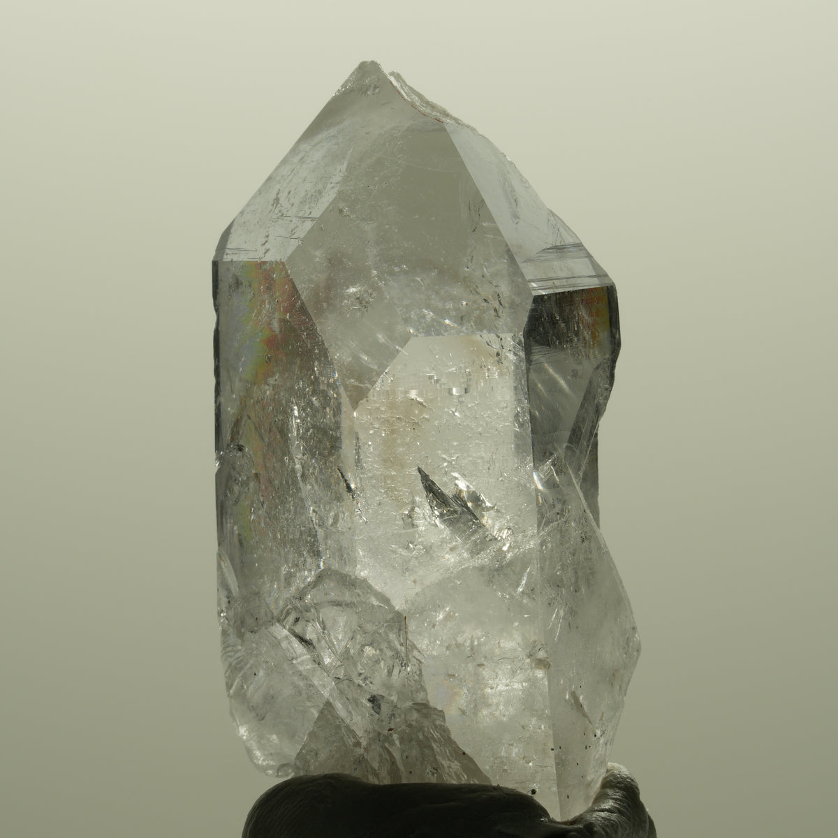 Seltene Skelett Phantom Amethyst Spitze Streep Mine, Goboboseb, Namibia 50*26*21mm #14801