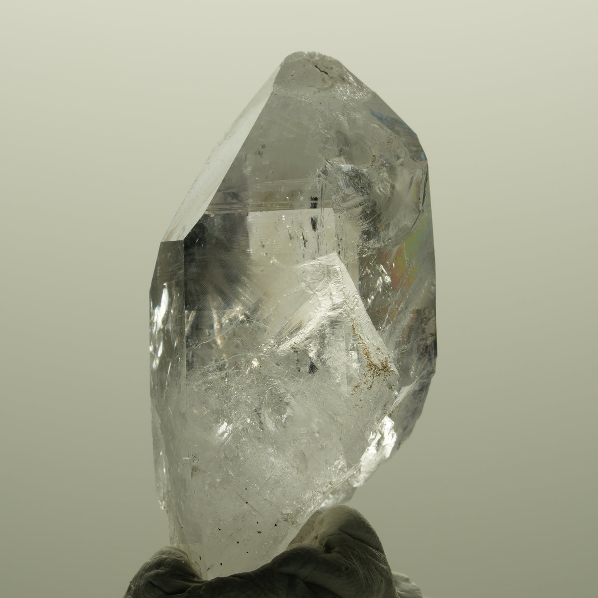 Seltene Skelett Phantom Amethyst Spitze Streep Mine, Goboboseb, Namibia 50*26*21mm #14801