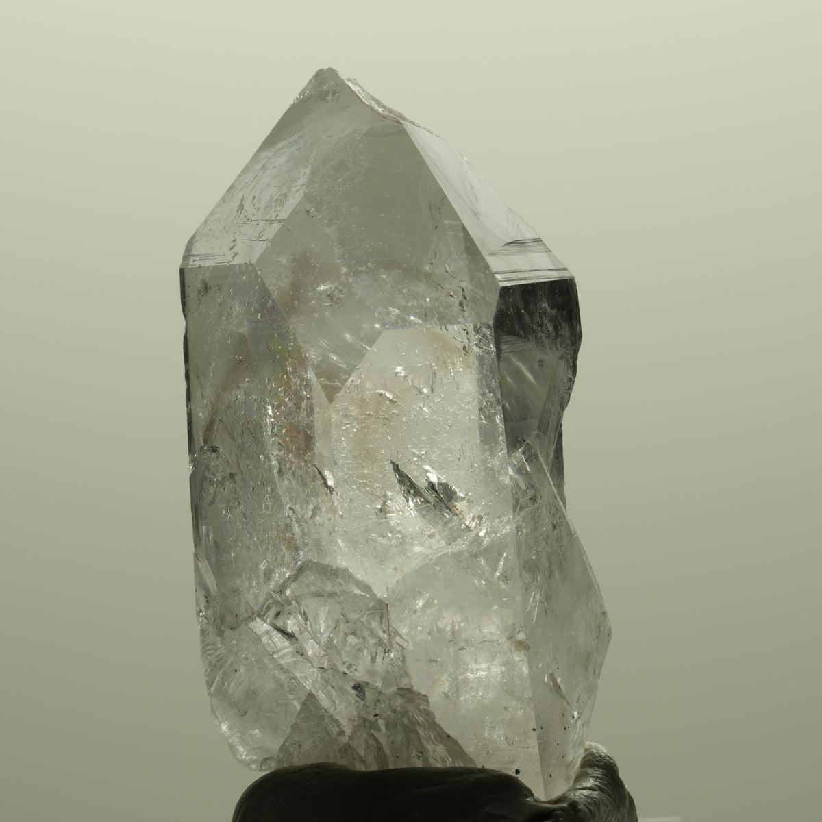 Seltene Skelett Phantom Amethyst Spitze Streep Mine, Goboboseb, Namibia 50*26*21mm #14801