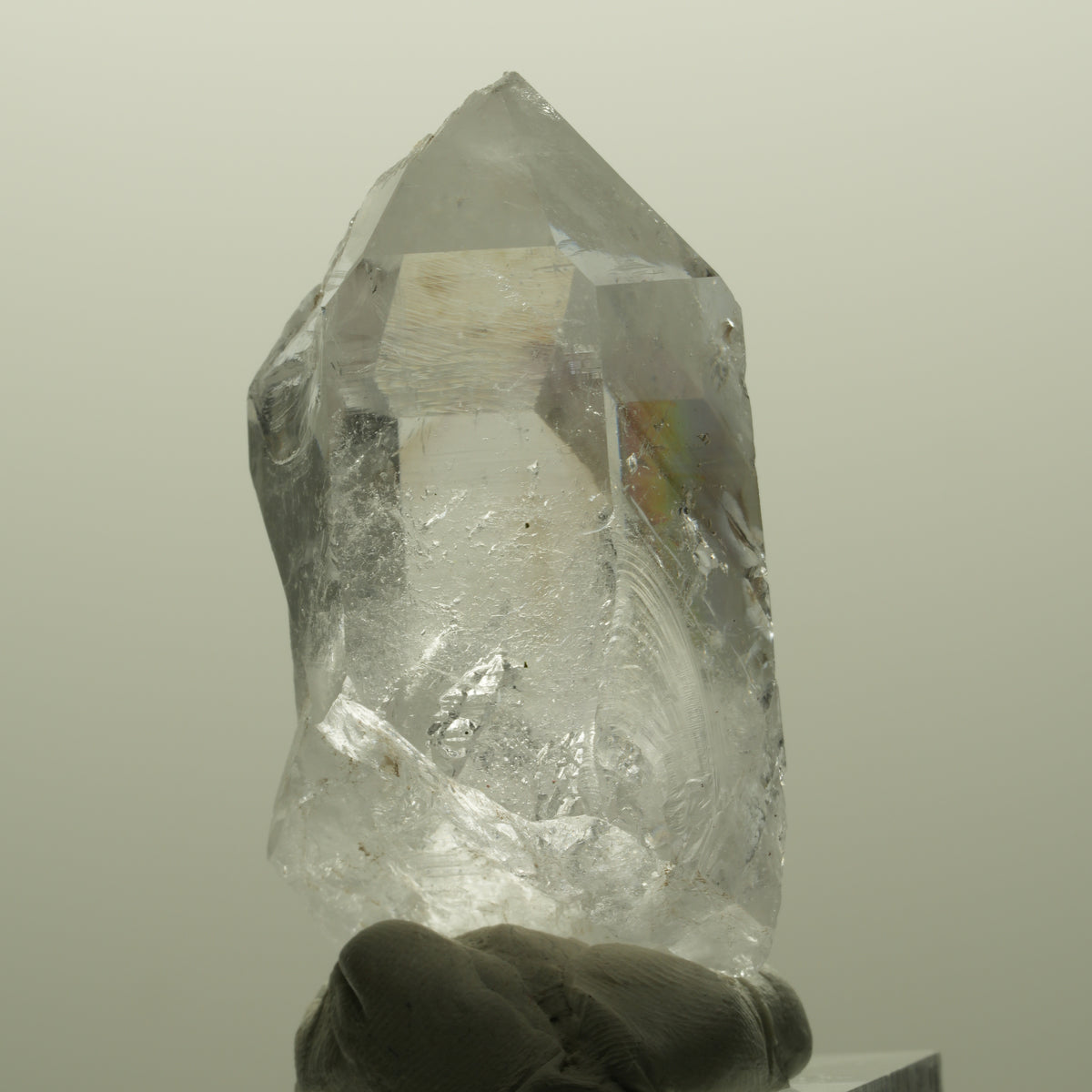Seltene Skelett Phantom Amethyst Spitze Streep Mine, Goboboseb, Namibia 50*26*21mm #14801