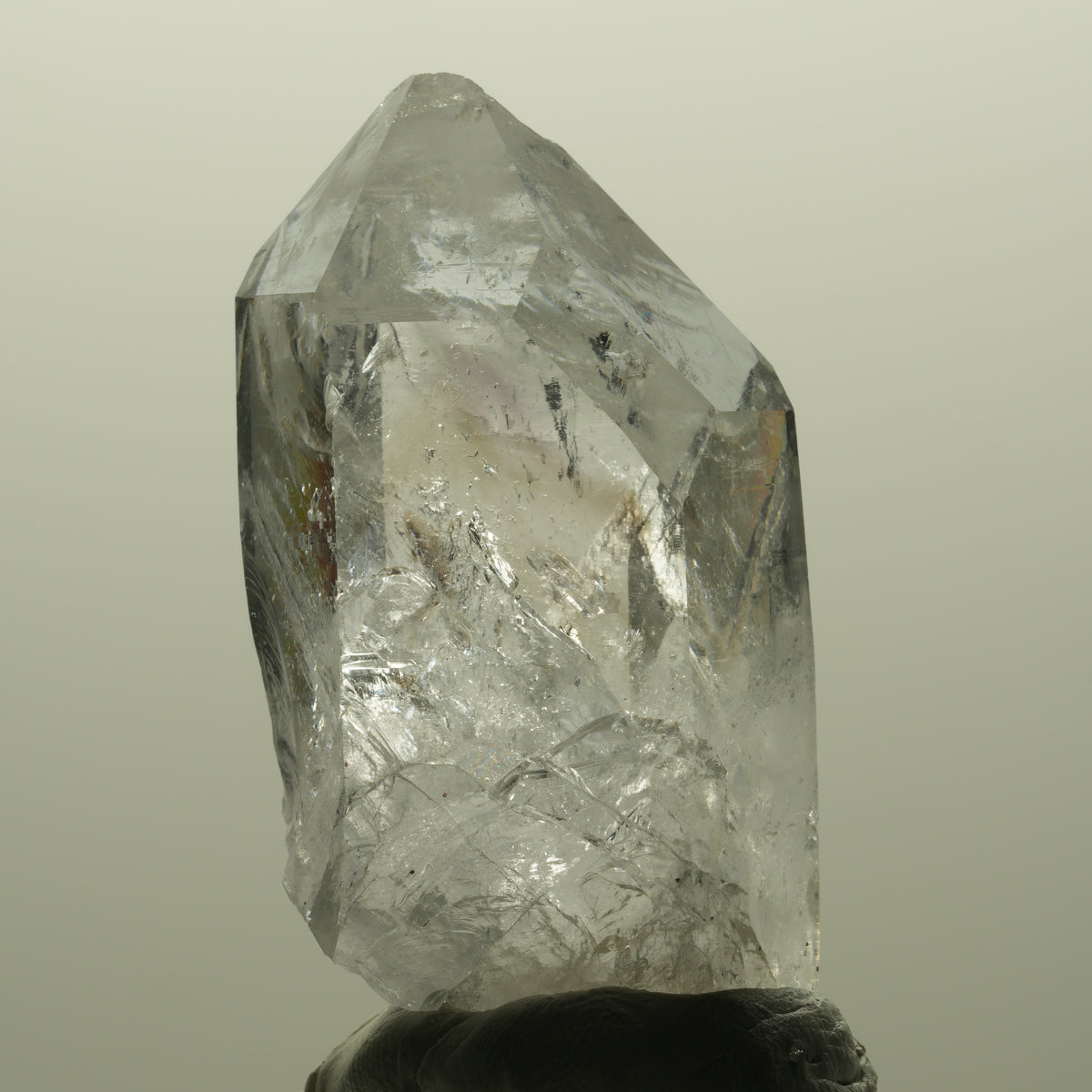 Seltene Skelett Phantom Amethyst Spitze Streep Mine, Goboboseb, Namibia 50*26*21mm #14801