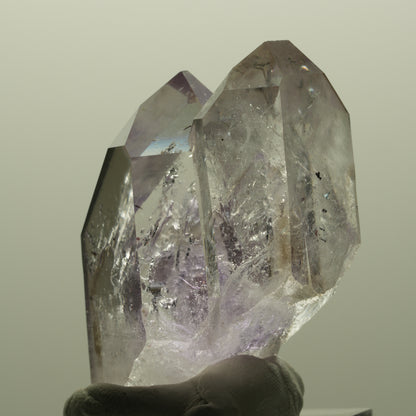 Seltene Harlekin Phantom Amethyst Gruppe Streep Mine, Goboboseb, Namibia 40*29*22mm #14802