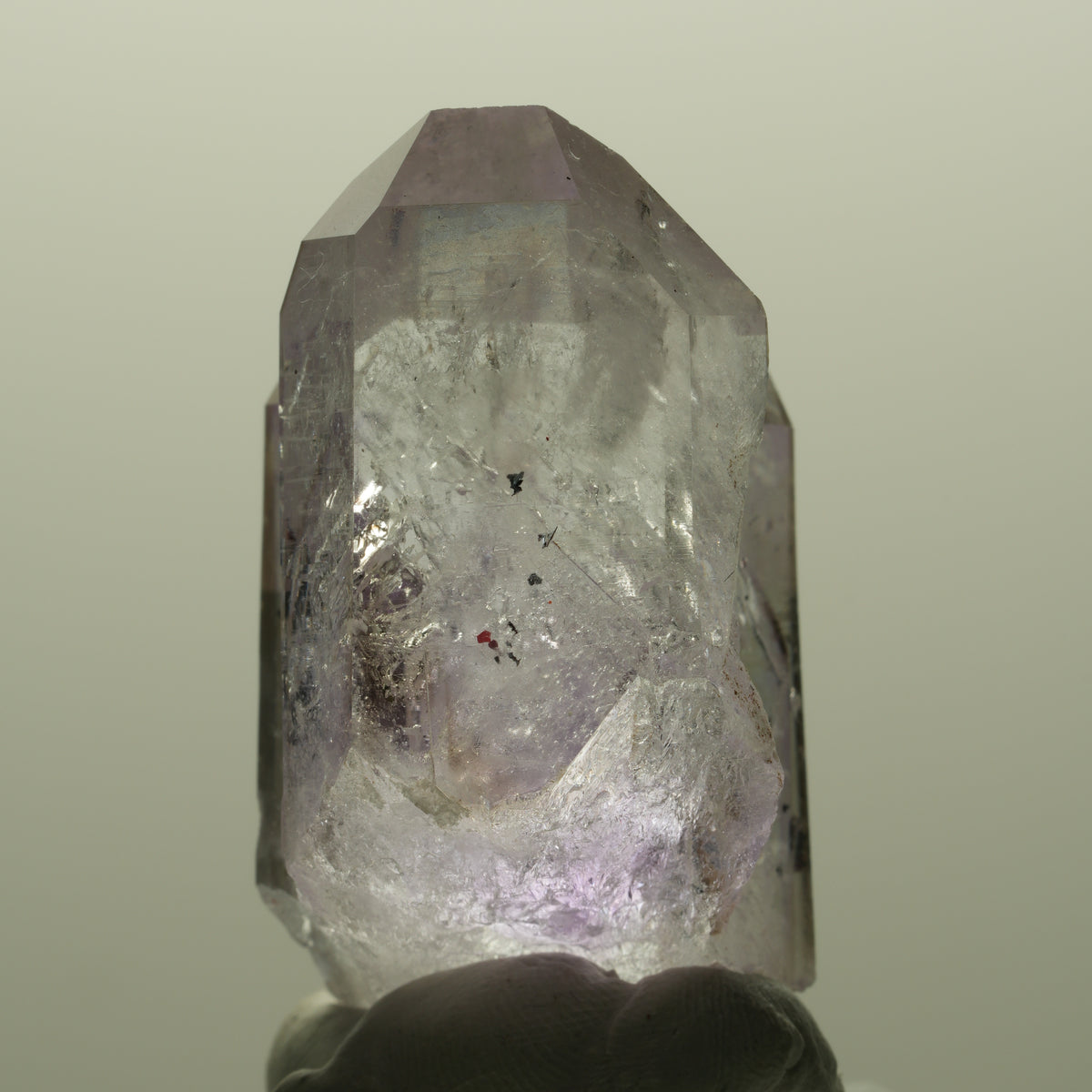 Seltene Harlekin Phantom Amethyst Gruppe Streep Mine, Goboboseb, Namibia 40*29*22mm #14802