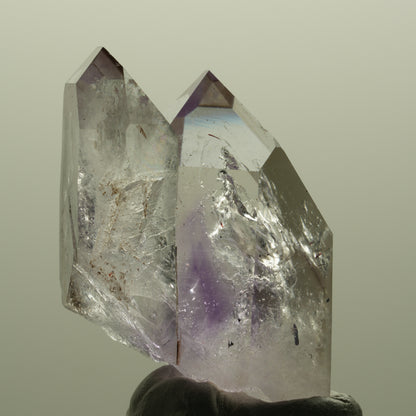 Seltene Harlekin Phantom Amethyst Gruppe Streep Mine, Goboboseb, Namibia 40*29*22mm #14802