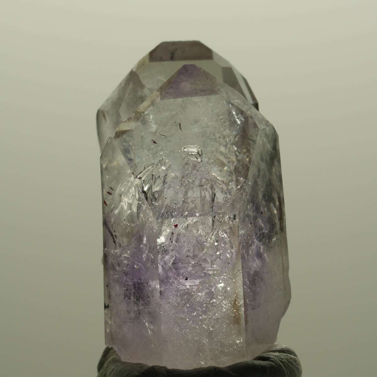 Seltene Harlekin Phantom Amethyst Gruppe Streep Mine, Goboboseb, Namibia 40*29*22mm #14802