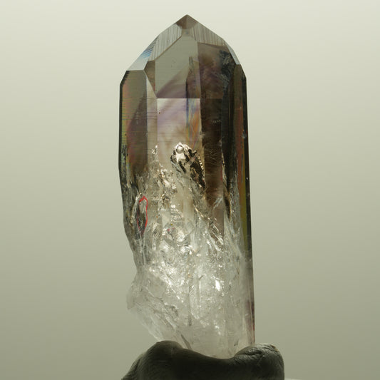 Enhydro Harlekin Lemurian Phantom Amethyst, 2x Blase (groß) Streep Mine Namibia 56*22*16mm #14803