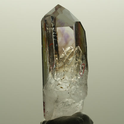 Enhydro Harlekin Lemurian Phantom Amethyst, 2x Blase (groß) Streep Mine Namibia 56*22*16mm #14803