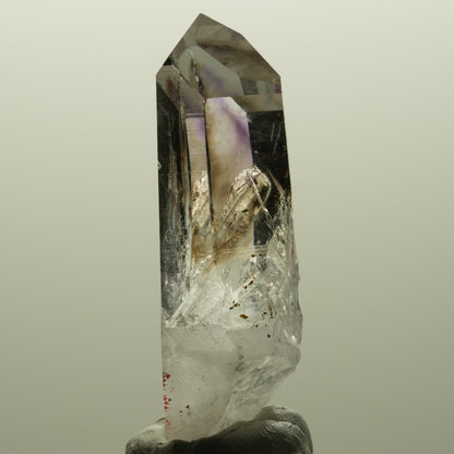 Enhydro Harlekin Lemurian Phantom Amethyst, 2x Blase (groß) Streep Mine Namibia 56*22*16mm #14803
